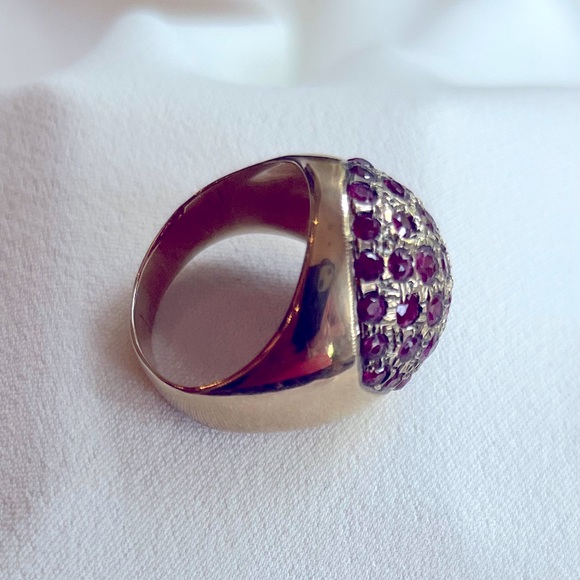 14K Gold Ruby Estate Ring - Picture 5 of 16